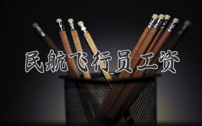 民航飞行员工资