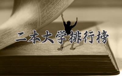 二本大学排行榜