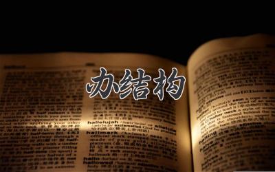 办结构