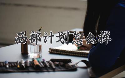 西部计划怎么样