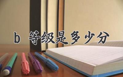 b等级是多少分