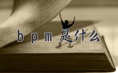 bpm是什么