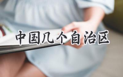中国几个自治区