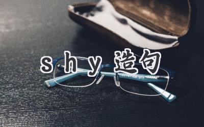 shy造句
