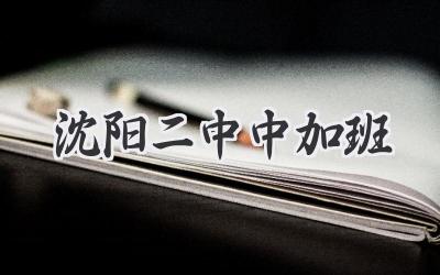 沈阳二中中加班