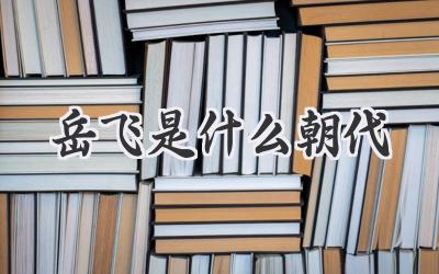 岳飞是什么朝代