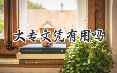 大专文凭有用吗