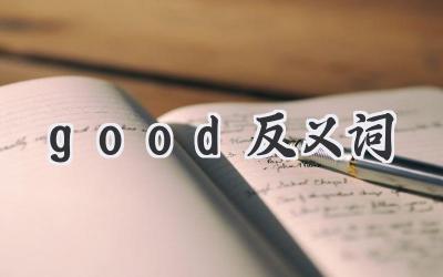 good反义词