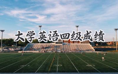 大学英语四级成绩