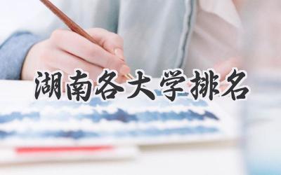 湖南各大学排名