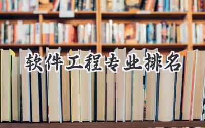 软件工程专业排名