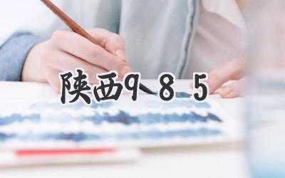 陕西985