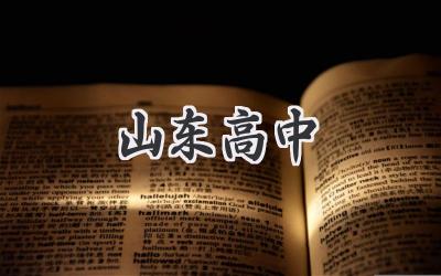 山东高中