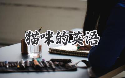 猫咪的英语