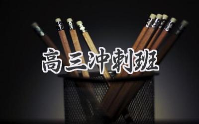 高三冲刺班
