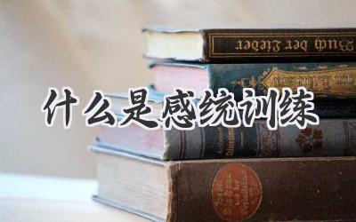什么是感统训练