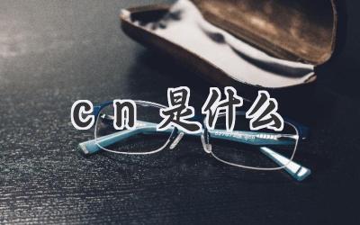 cn是什么
