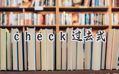 check过去式