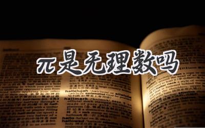 π是无理数吗