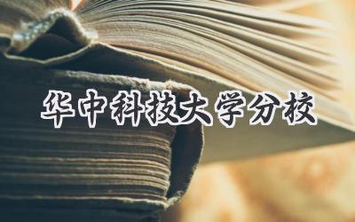 华中科技大学分校