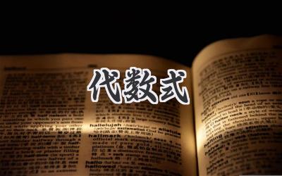 代数式