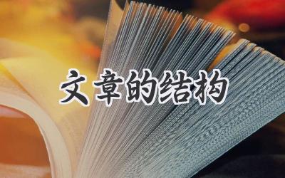 文章的结构