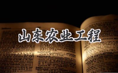 山东农业工程