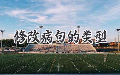 修改病句的类型