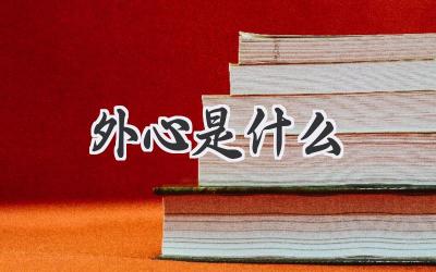 外心是什么