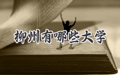 柳州有哪些大学