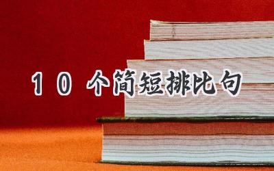 10个简短排比句
