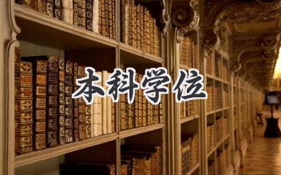 本科学位