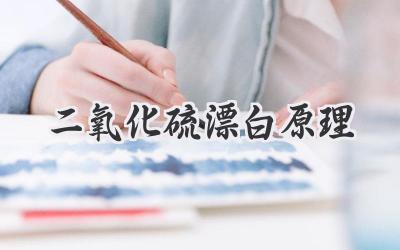 二氧化硫漂白原理