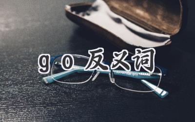 go反义词