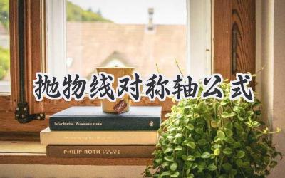 抛物线对称轴公式