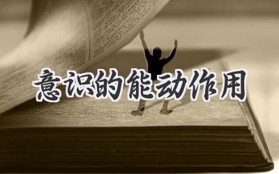 意识的能动作用