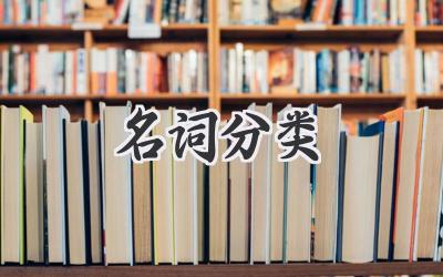名词分类