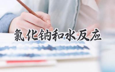 氯化钠和水反应