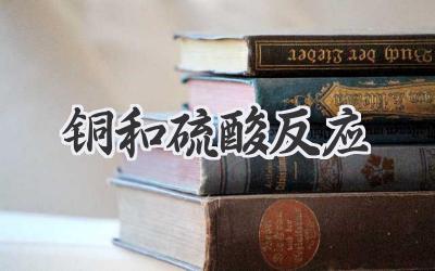 铜和硫酸反应