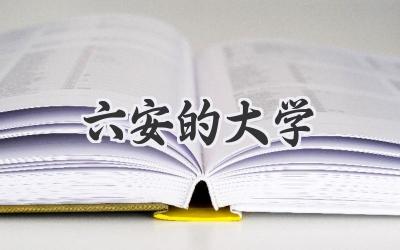 六安的大学