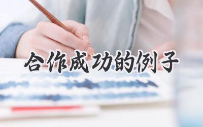合作成功的例子