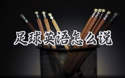 足球英语怎么说