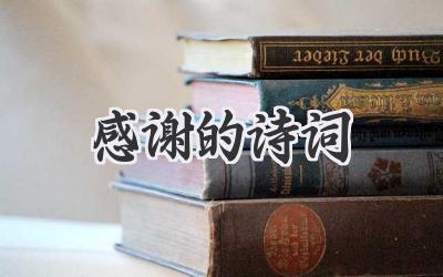 感谢的诗词