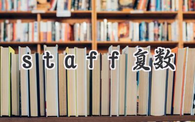 staff复数