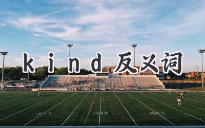kind反义词