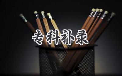 专科补录