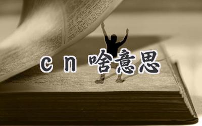 cn啥意思
