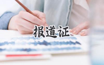 报道证