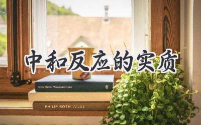 中和反应的实质