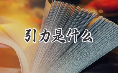 引力是什么